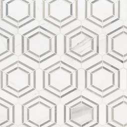 Georama Grigio Geometric Tile