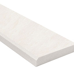 Ivory 4x36x0.62 Double Beveled Polished Threshold