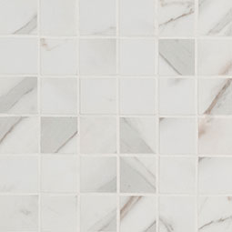 Pietra Calacatta 2x2 Polished White Tile