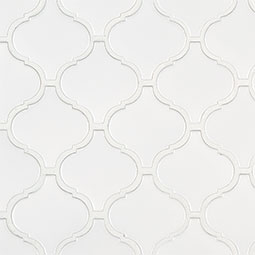 Retro Bianco Arabesque Tile