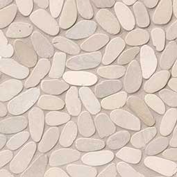 Sliced Earth Pebbles Mosaic Tile Thumb