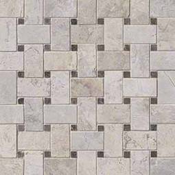 Tundra Gray Basketweave Pattern Polished