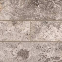 Tundra Gray Marble Subway Tile 4x12