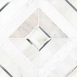 Verona Silver Geometric Tile