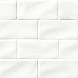 Whisper White Subway Tile 3x6 