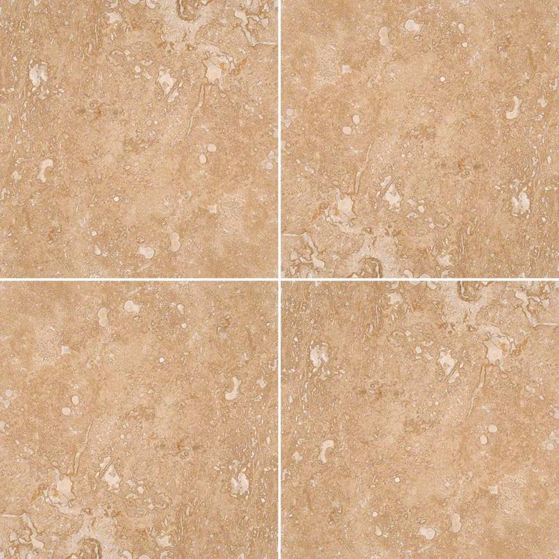 Tuscany Ivory 12x12 Honed And Filled, Travertine Tile 12×12