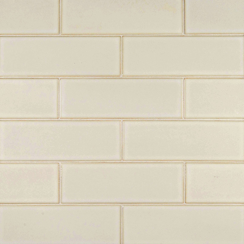 12 Ceramic White Tiles Glazed 4 1/4 x 4 4/14 with Cork Backing Pads –  Westchester Tile & Marble