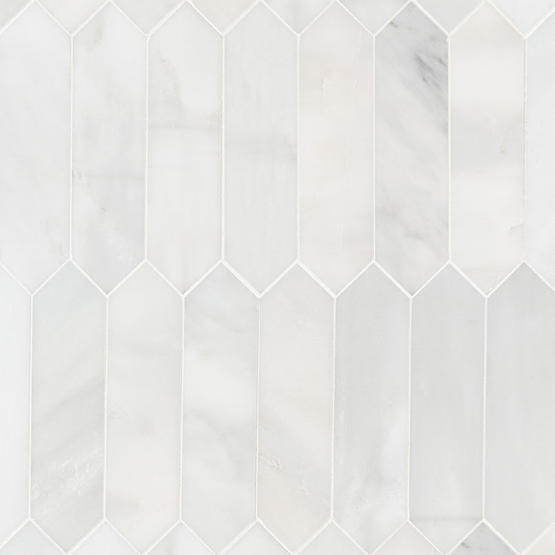 Arabescato Carrara 3x12 Picket Honed Variation