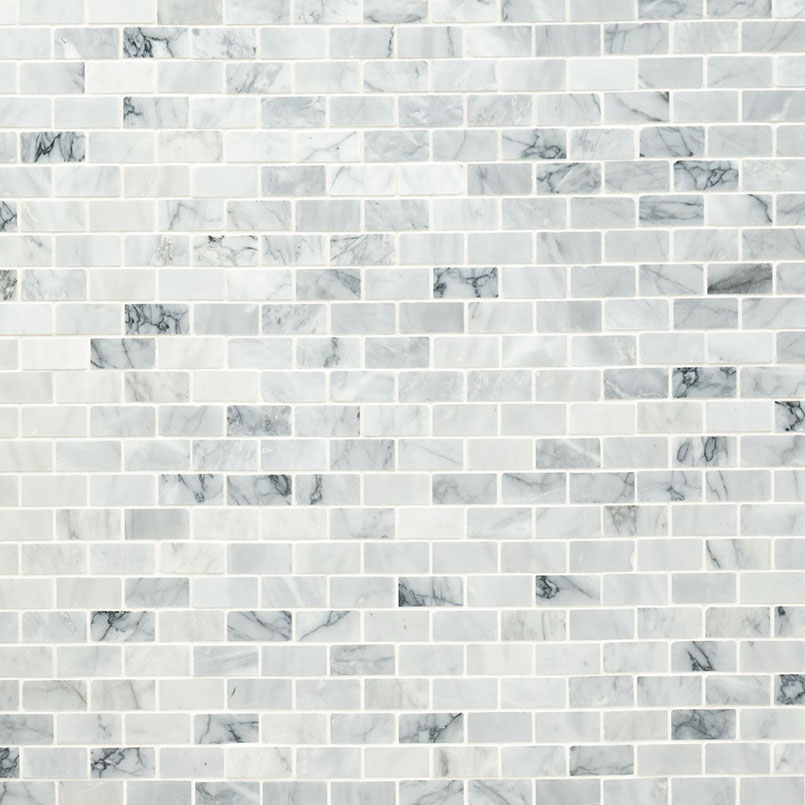 Carrara Classique Brick 1x2 Honed Variation