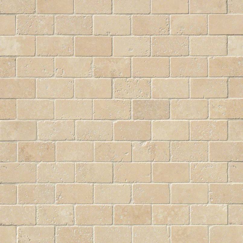 Durango Cream Brick Pattern Subway Tile 2x4 Variation