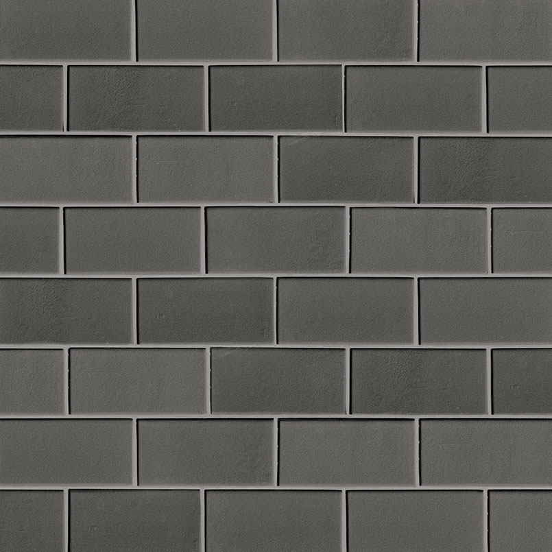 Metallic Gray Subway Tile 3x6 Variation
