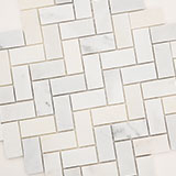 Arabescato Carrara Herringbone Pattern Tile Video