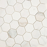 Arabescato Venato White 2" Hexagon Honed Video