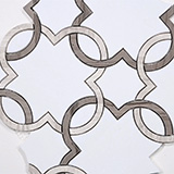 Bianco Quatrefoil Geometric Tile Video