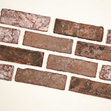 Noble Red Clay Brick Herringbone 2.25x7.5