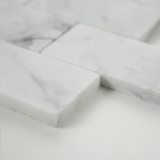 Calacatta Cressa White Subway Tile 2x4 