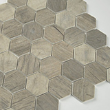 Driftwood Hexagon 6mm