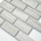 White Oak Subway Tile 2x4