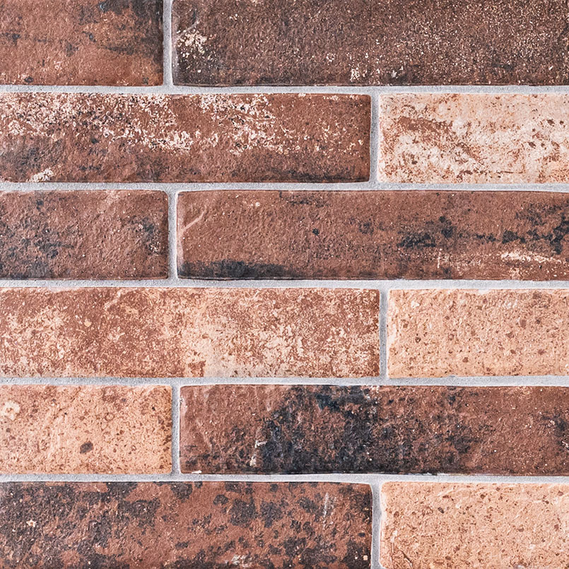 Brickstone Red 2x10 Brick Tile