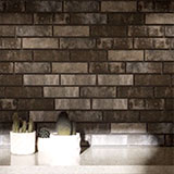 Brickstone Charcoal 2x10 Brick Tile Video
