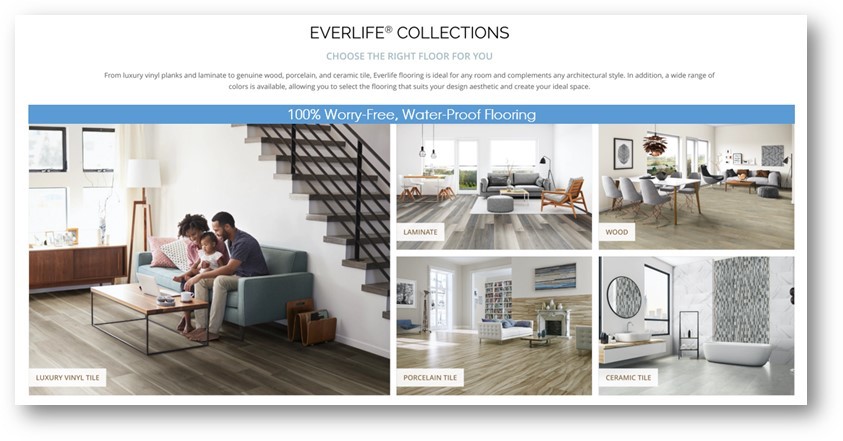 Everlife Waterproof Flooring Is Ideal for Your Design Needs