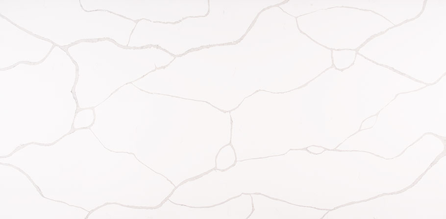 Calacatta Classique white quartz bookmark slabs
