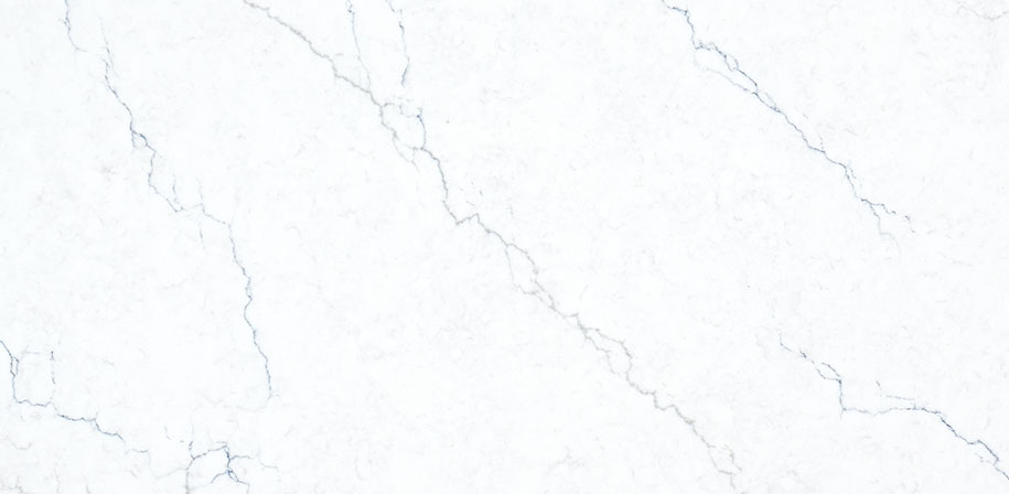 Calacatta Miraggio Cielo Quartz Sample