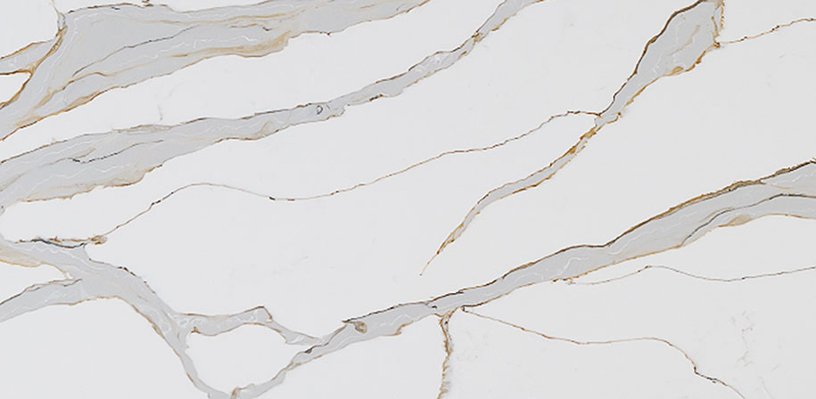 Calacatta Solessio Quartz Sample