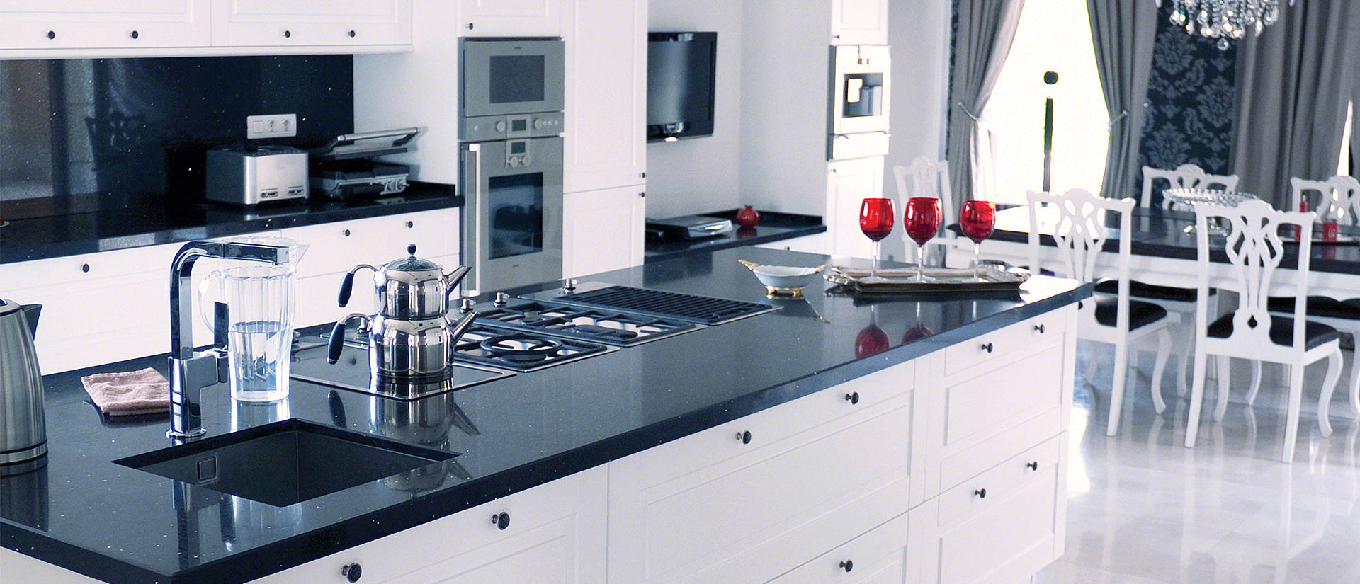 Black Quartz Sparkling Black Quartz Countertops Black Quartz