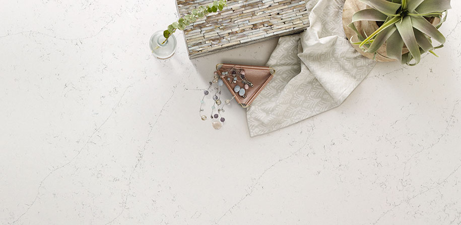 Calacatta Botanica Marble Looking Quartz