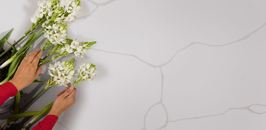 Calacatta Classique Marble Look Quartz Countertops