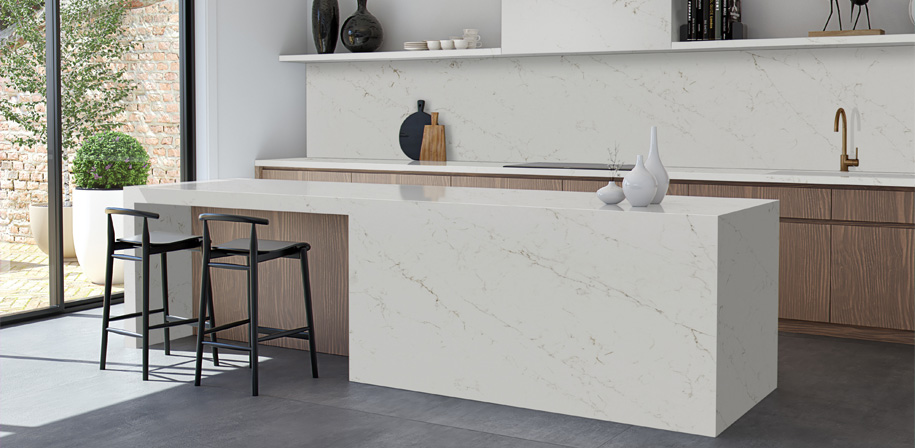 Calacatta Delios Marble Look Quartz