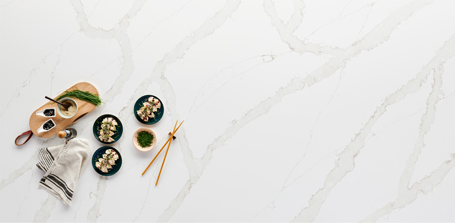 Calacatta Goa Marble Look Quartz Countertops