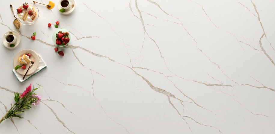 Calacatta Laza Oro Marble Look Quartz Countertops