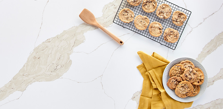 Calacatta Leon Gold Marble Looking Quartz