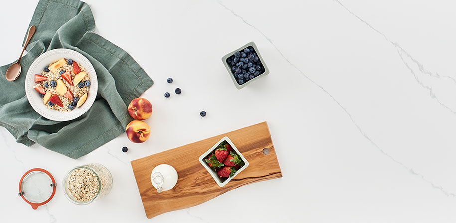 Calacatta Ultra Marble Look Quartz Closeup