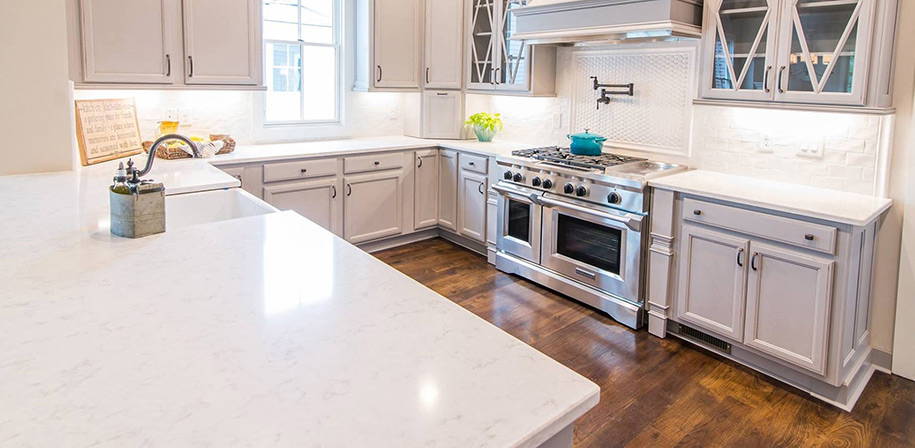 Cashmere Carrara Marble Look Quartz Countertops