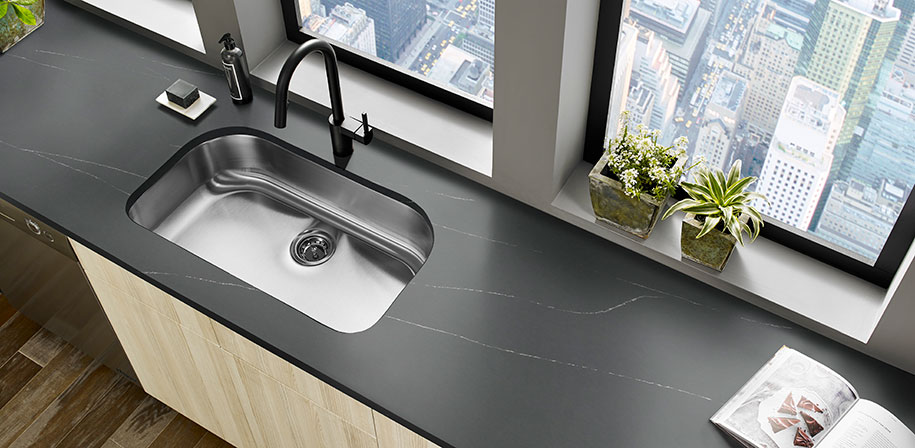 Soapstone Metropolis Quartz Countertop kitchen