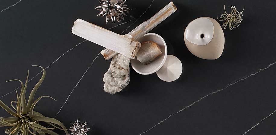 Soapstone Metropolis Quartz Countertop Vignette