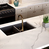 New Calacatta Laza Quartz - Q™ Premium Quartz - MSI Quartz