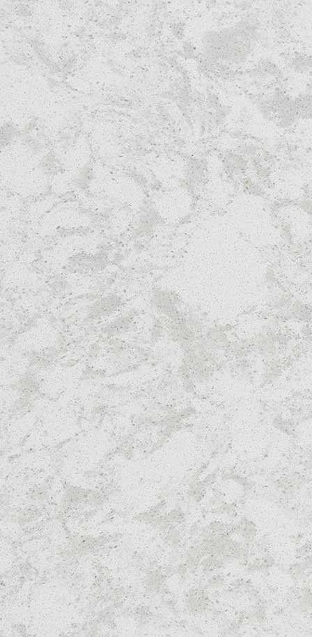 Pelican White Quartz Countertop Close-up