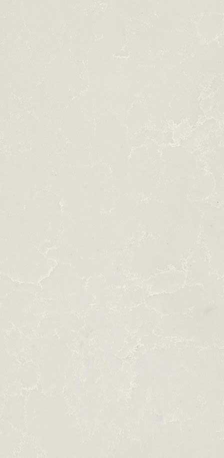 Perla White Quartz Countertop Closeup