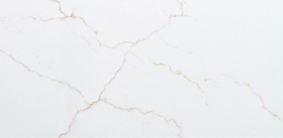 Calacatta Miraggio GoldQuartz Countertop Closeup
