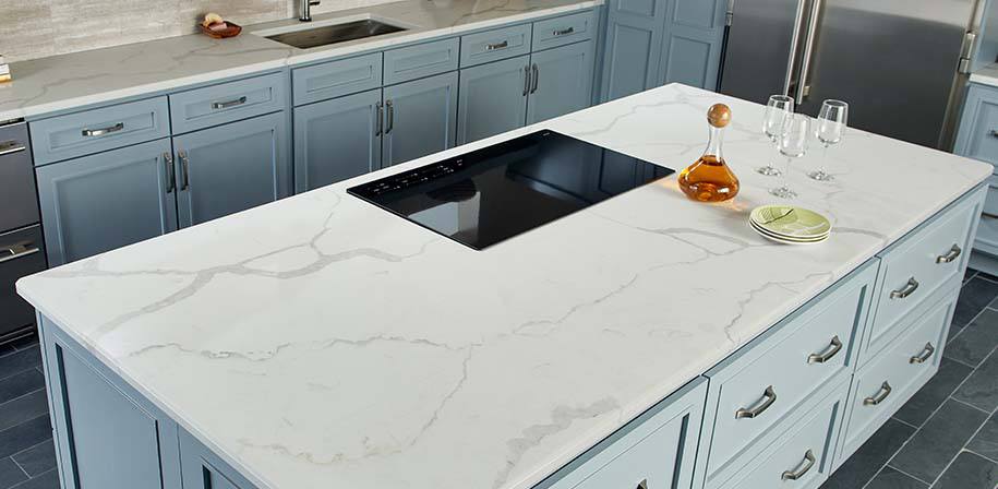 White Marble Look Quartz Q Premium Natural Quartz Countertops