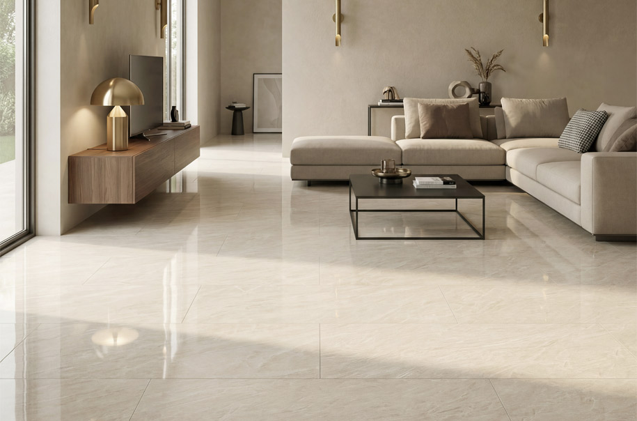 Browse warm porcelain and ceramic tile