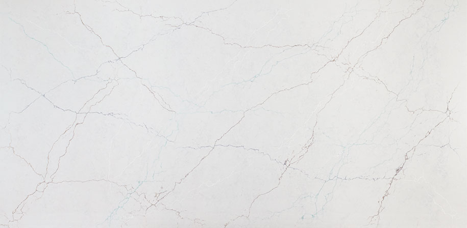 Calacatta Miraggio Seaglass Marble Look Quartz Slab
