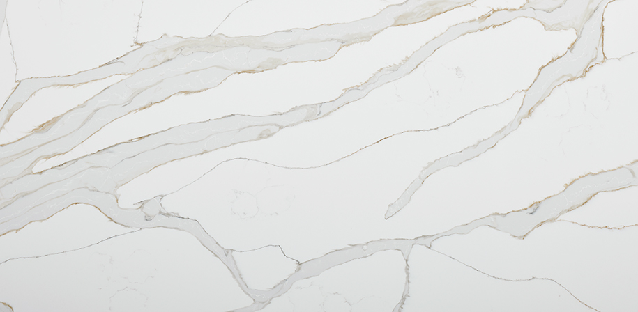 Calacatta Solessio Quartz Closeup
