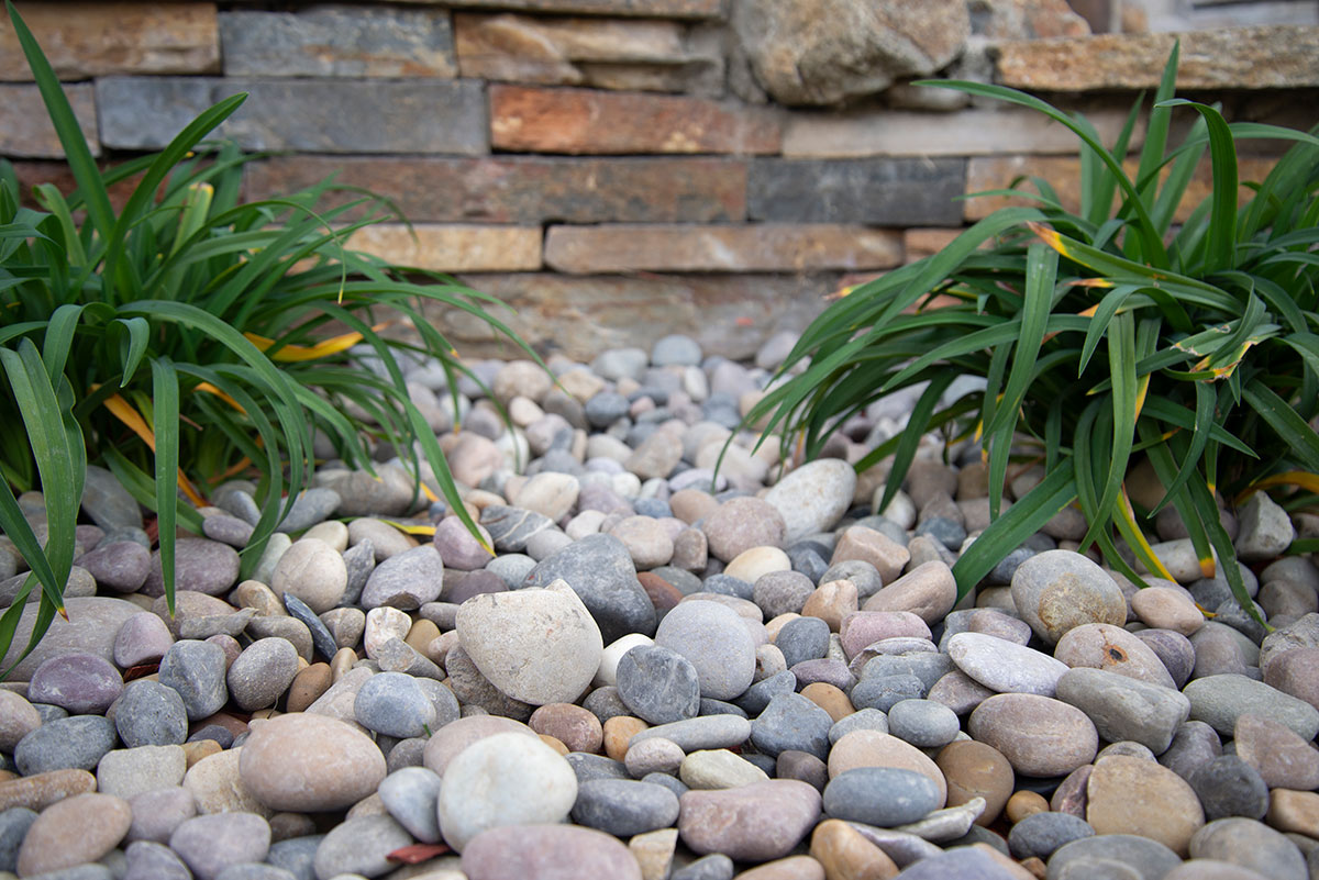 Amazon MultiColor Pebbles For Garden Rock Room Scene