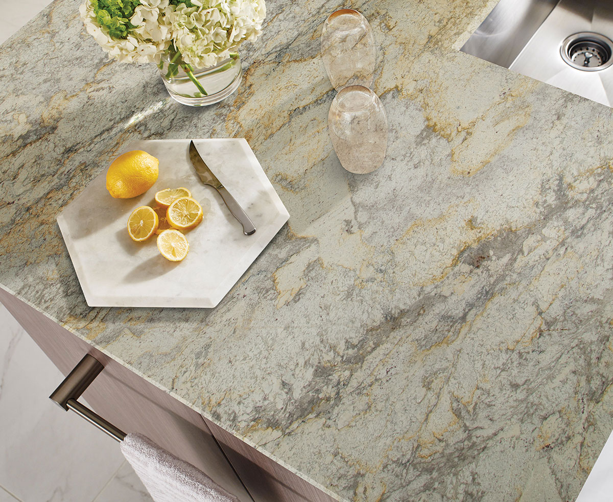  Aspen White Granite Countertop in Kitchen