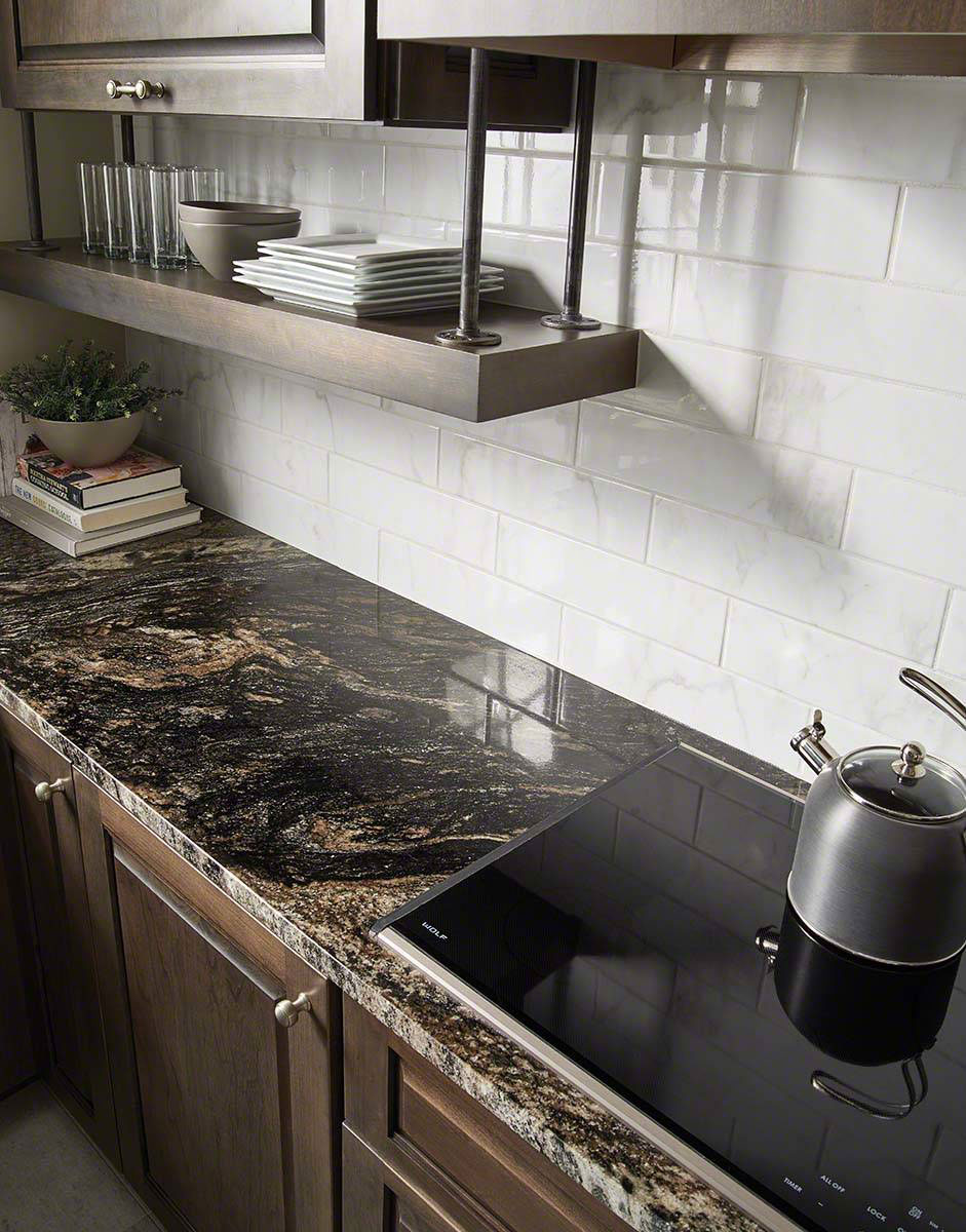  Black Forest Granite Countertop in Kitchen